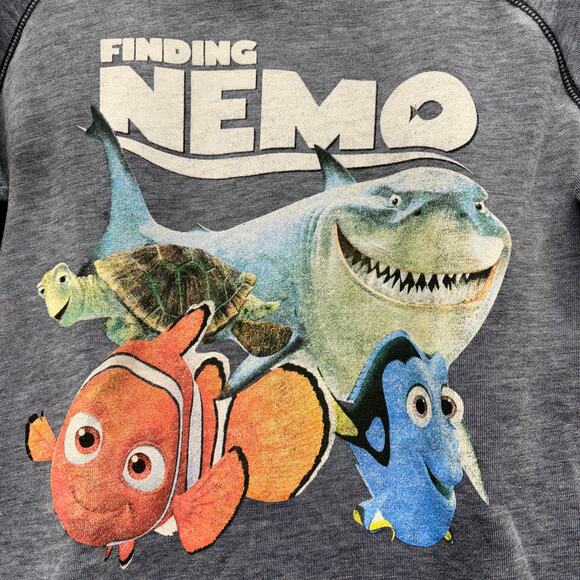 Disney Pixar Finding Nemo Dory Shark Crewneck Sweatshirt size M Vintage Wash - Picture 3 of 10